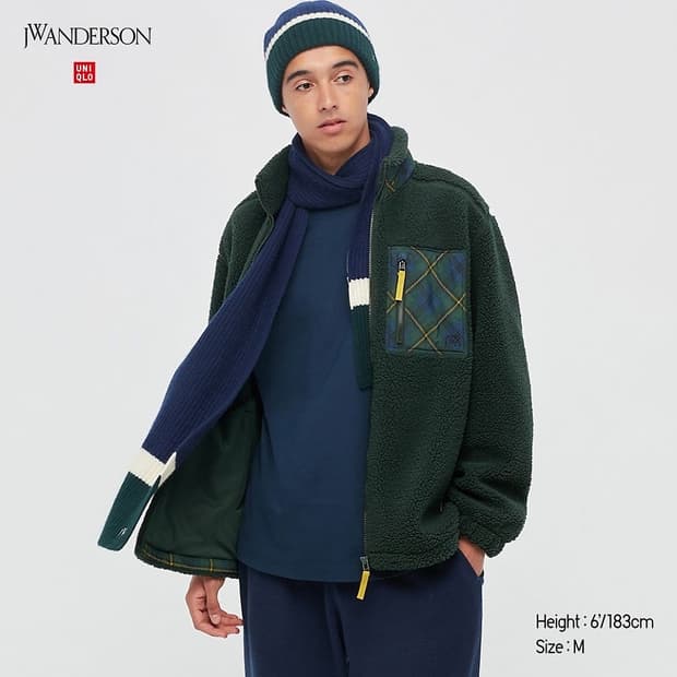 유니클로 JW앤더슨 후리스 M