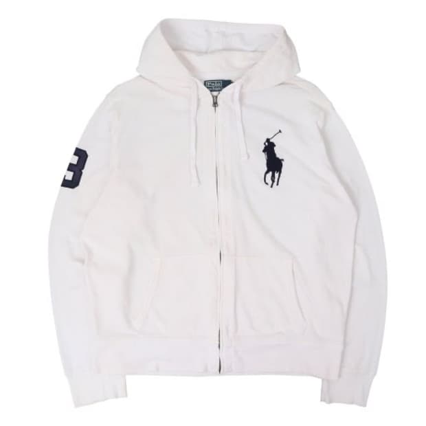 폴로랄프로렌 빅포니 후드집업 블랙 색상