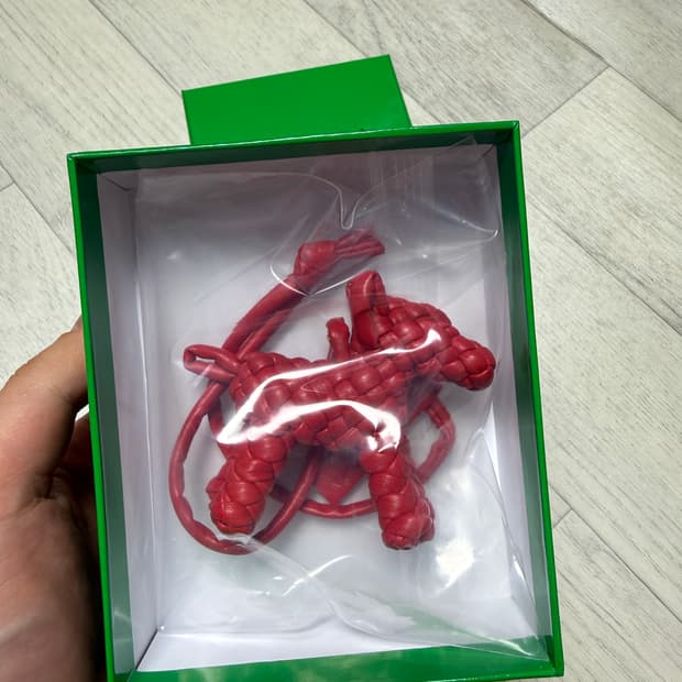 보테가 스타일 백참, 도그 백참, 강아지 백참, 새상품