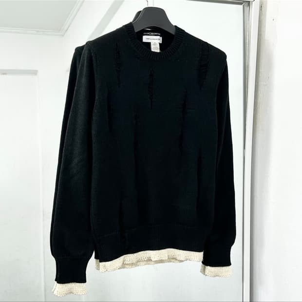 [ 구매 ] 꼼데가르송 셔츠 그런지 니트