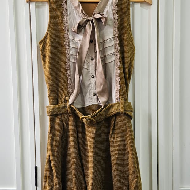 Axes Femme 레이어드 벨트 원피스