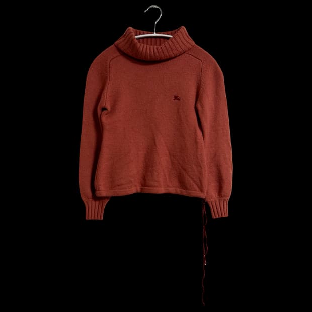 버버리 모크넥 니트