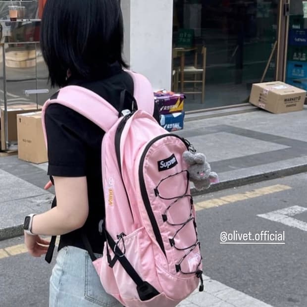 슈프림 22SS 백팩 핑크