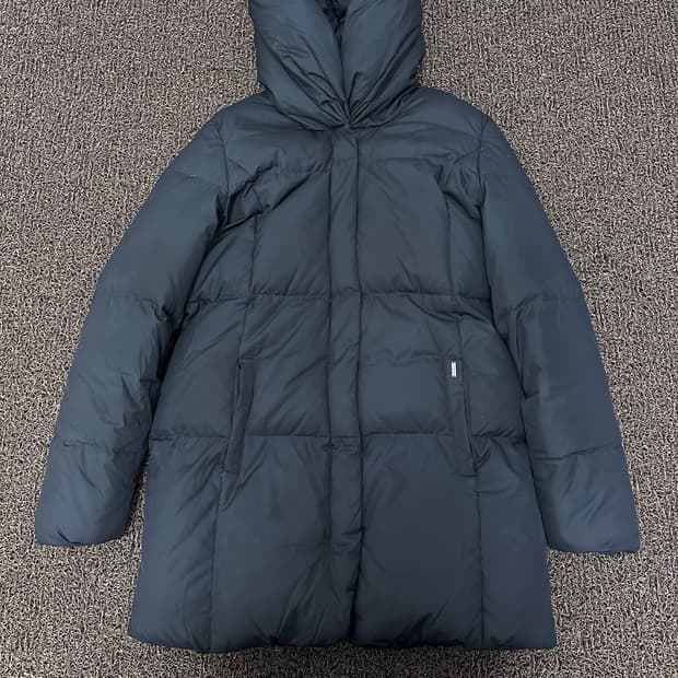 HAZZYS 헤지스 여성 구스다운 롱패딩 90(S)