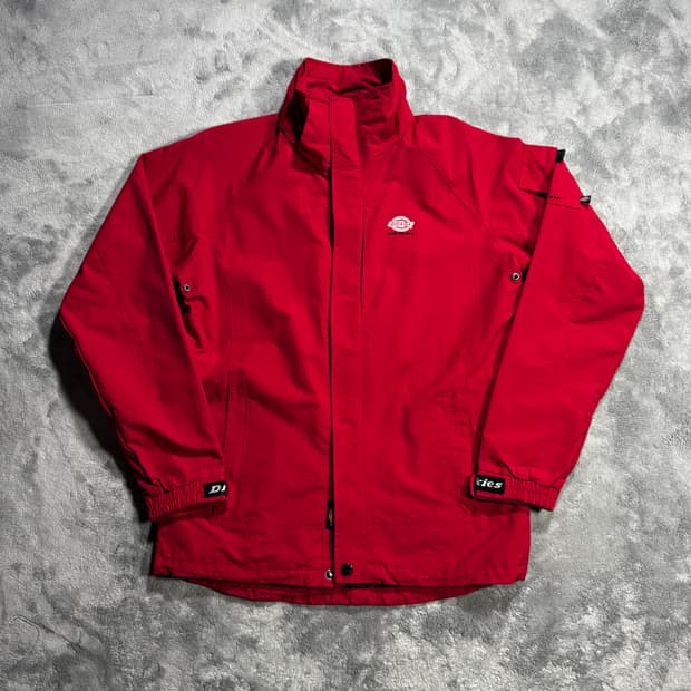 디키즈 여성 자수 스몰로고 바람막이 