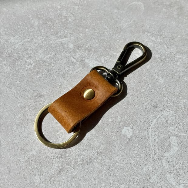 Oribell 베지터블 소가죽 멀티 유틸리티 키링 열쇠고리