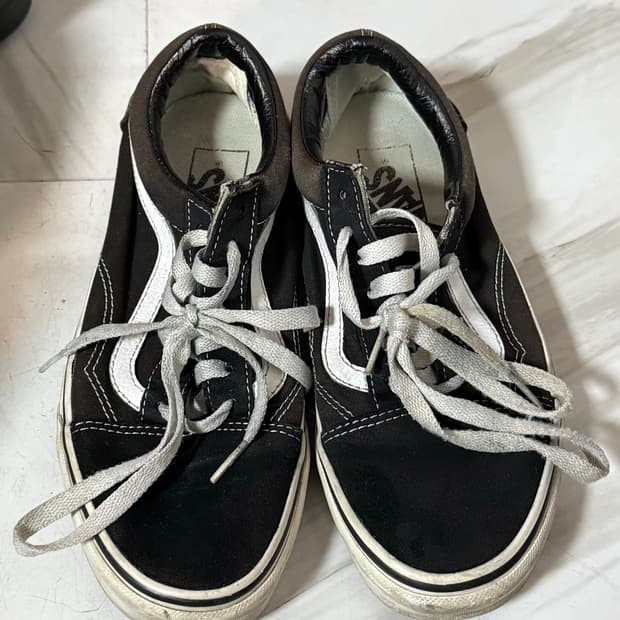 반스 올드스쿨 블랙 235