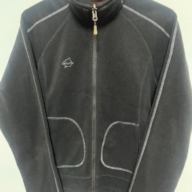 라푸마 블랙 플리스 자켓