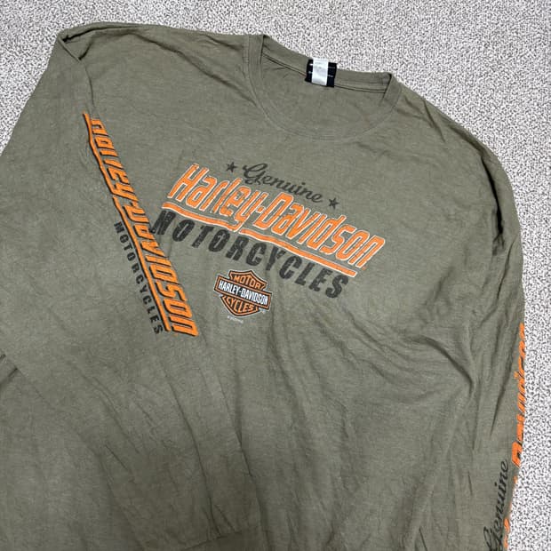 [3XL,택포] Harley 할리 데이비슨 롱슬리브 [A]