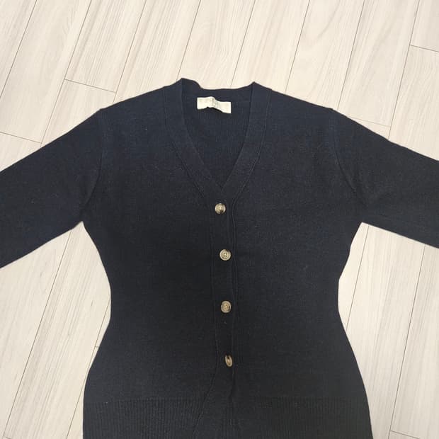 시에 버킨 가디건 네이비