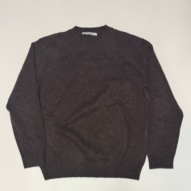 수아레 SUARE 쉘 라운드 니트 M ~ L 브라운