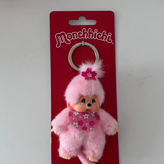 유럽판 몬치치 사쿠라 벚꽃 미니 키링 키체인