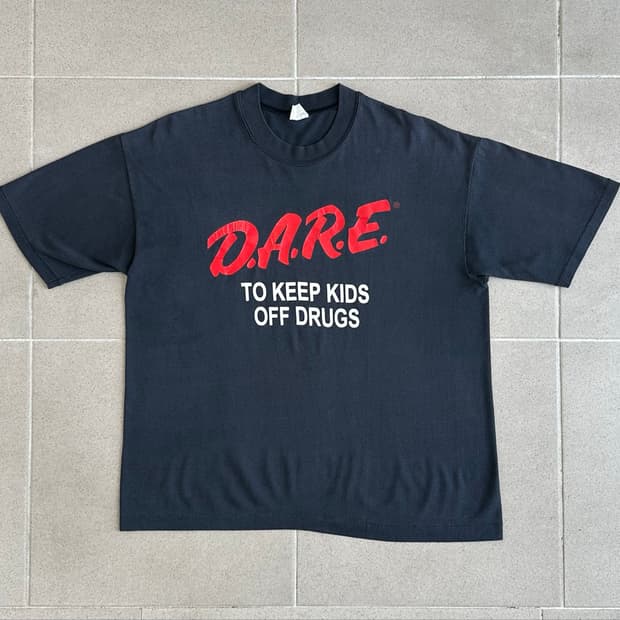 90s 빈티지 DARE 티셔츠 L USA