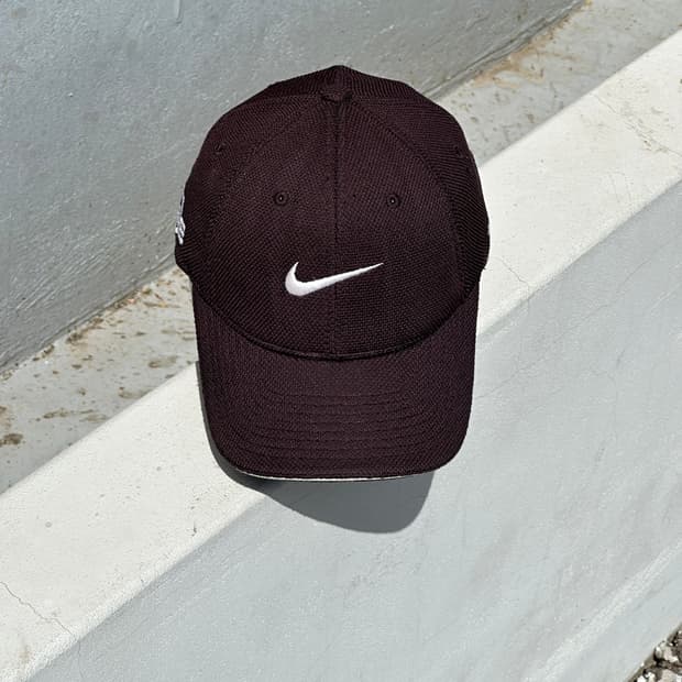 [L] 00s 나이키 스우시 블랙 볼캡 모자