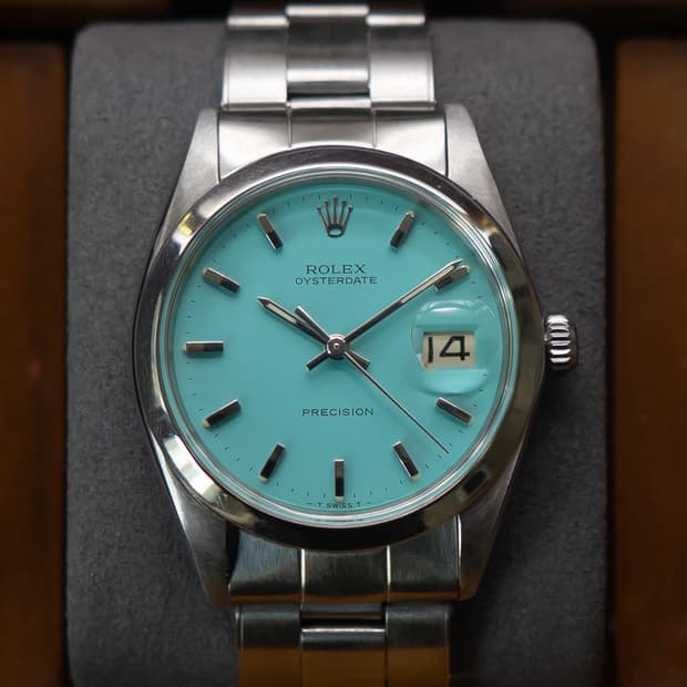 롤렉스 오이스터데이트 티파니블루 6694 빈티지 시계