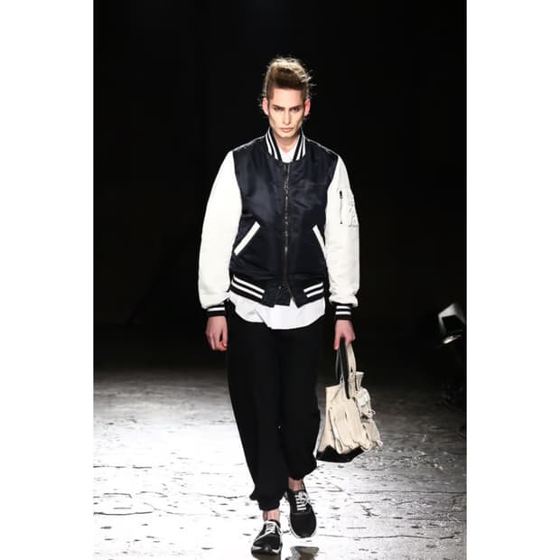 꼼데가르송 간류 봄버 자켓 2015AW