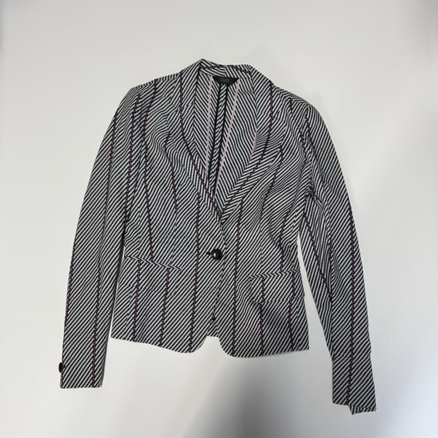 여성 한섬 타임 Time 이태리 스트라이프 자켓