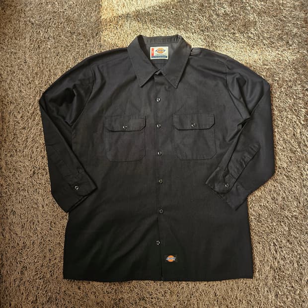디키즈(DICKIES) 워크웨어 레귤러 셔츠 