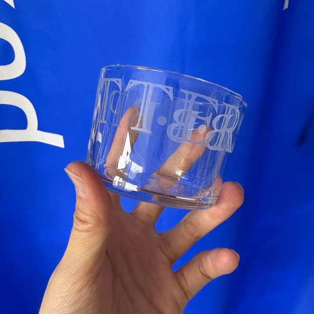 LOGO GLASS CUP 로고 유리컵