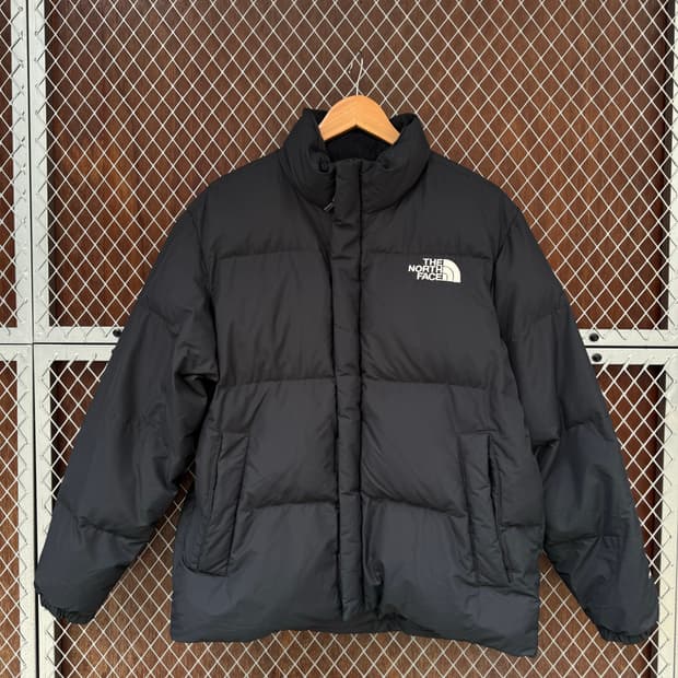 노스페이스 화이트라벨 리버튼 티볼 블랙 패딩 자켓 M