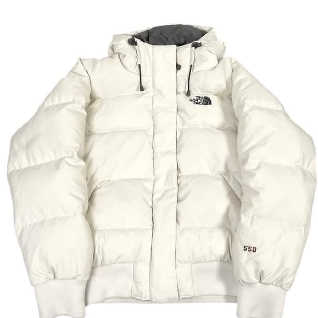노스페이스 화이트 패딩