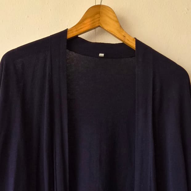 무인양품 여성 면롱오픈가디건 M사이즈
