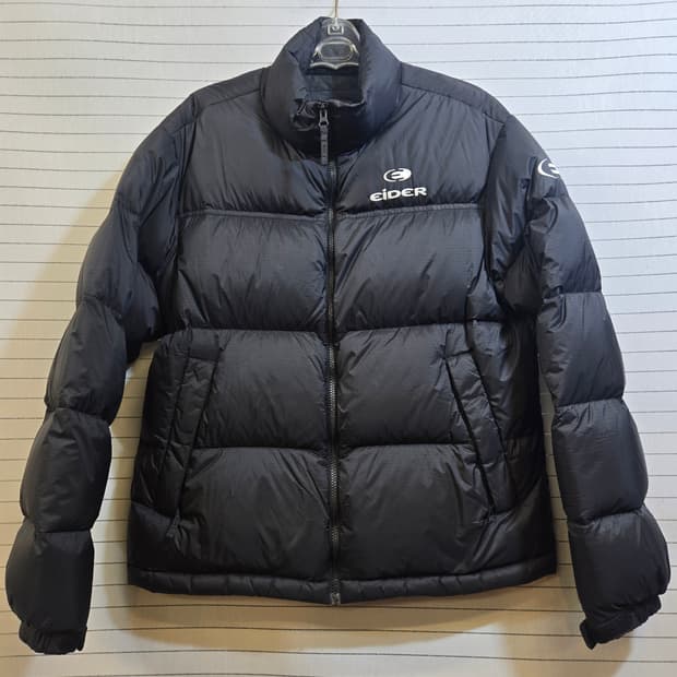 아이더 블랙숏  패딩 점퍼