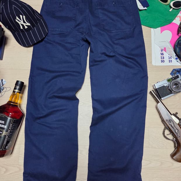 (새상품)POLO RALPH LAUREN 네이비 마린 스트링 팬츠 면바지