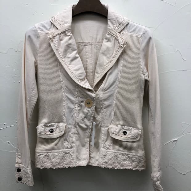 respighi 그런지 코튼 블레이저