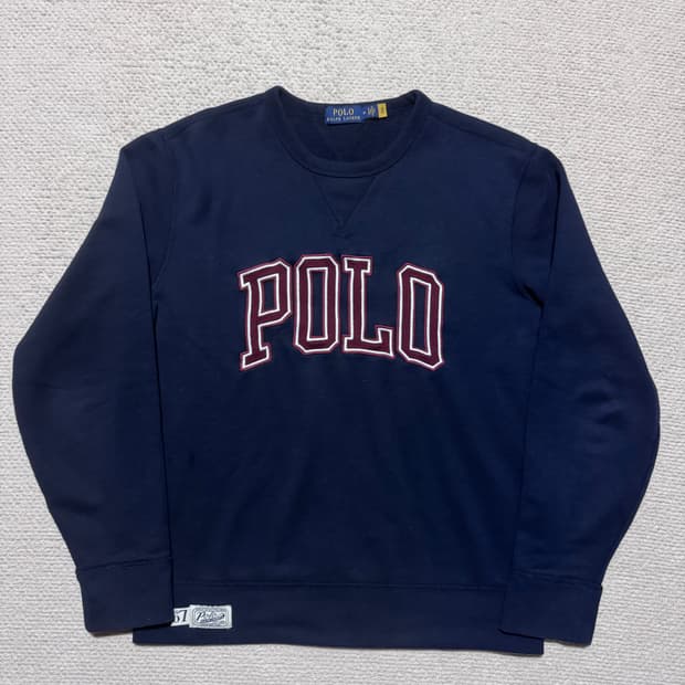 폴로 랄프로렌 자수 스웻셔츠 네이비 M