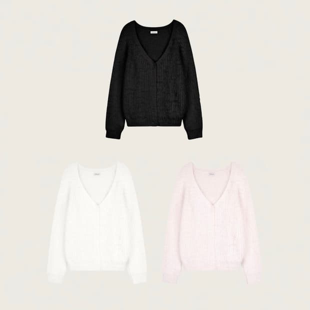 (분철) 클리시어 슈가플럼 가디건