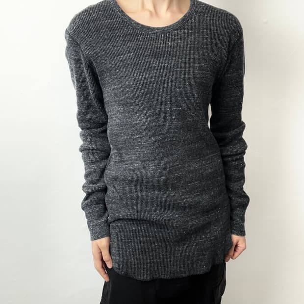 Kazuyuki Kumagai Attachment Cotton Waffl