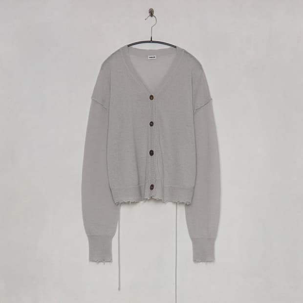 더일마 스트링 가디건 그레이