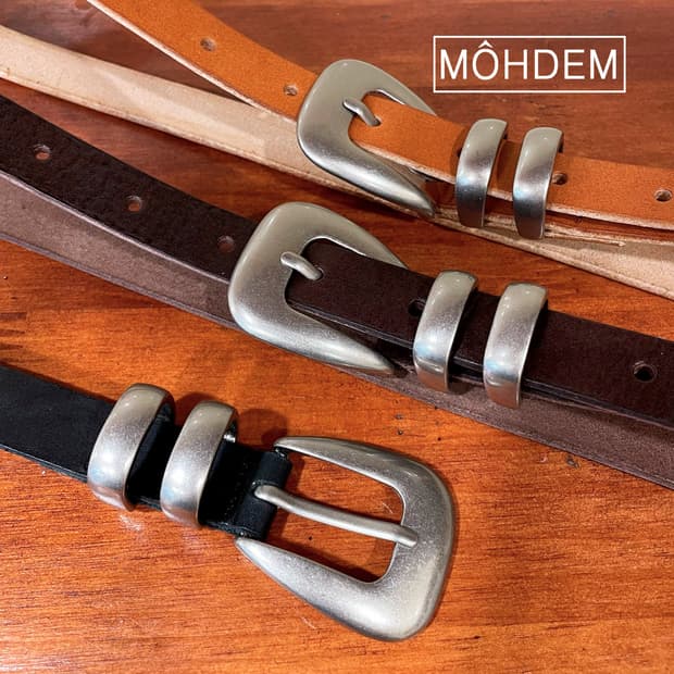 [Unisex]심플 웨스턴 무드 20미리 벨트