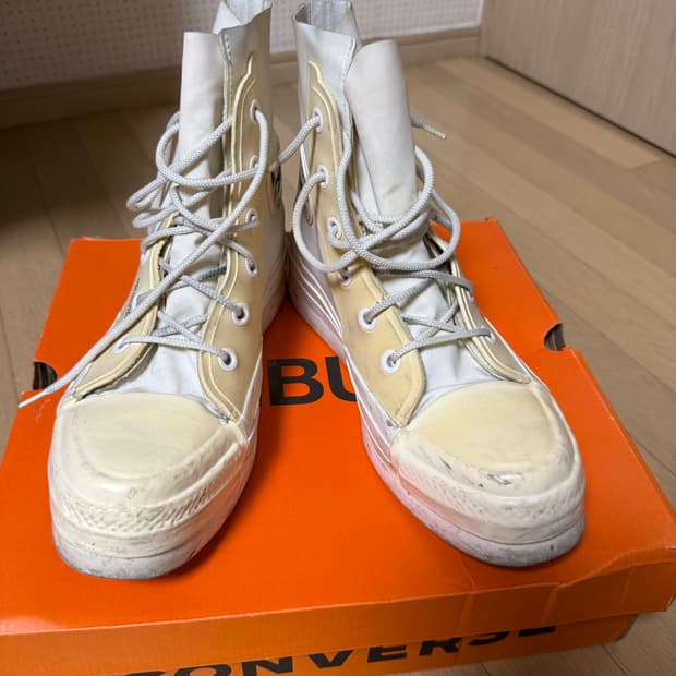 컨버스 x 앰부쉬 척 70 하이 화이트 275