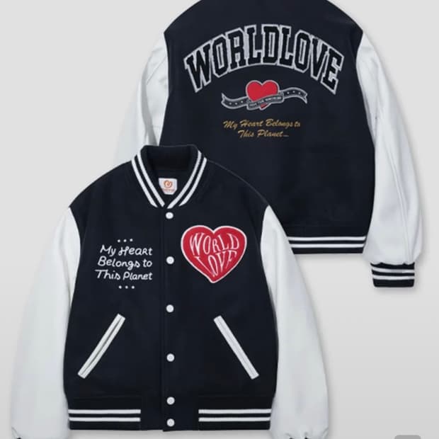 밈더워더로드 바시티 자켓