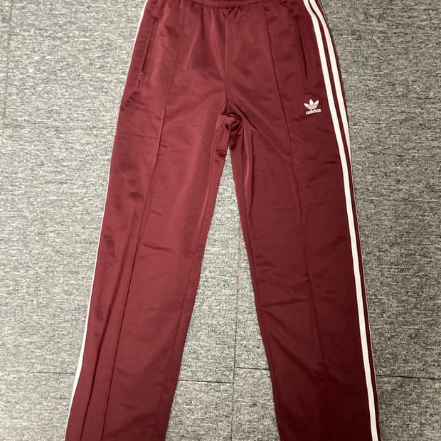 아디다스 파이어버드 트랙팬츠 버건디 M