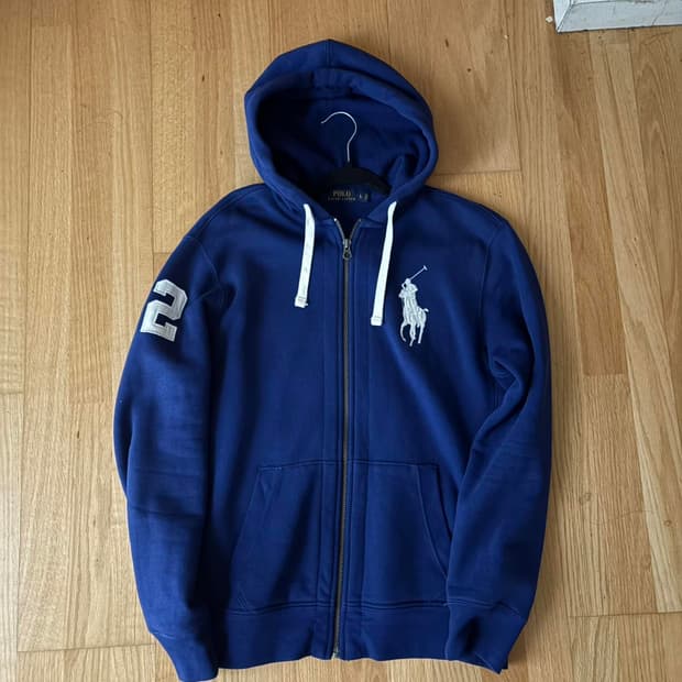 폴로 랄프로렌 빅 포니 플리스 후드 집업