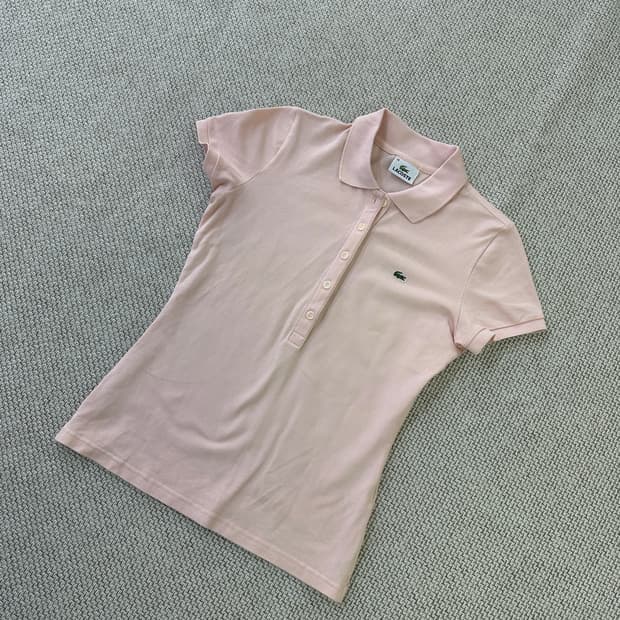 38 라코스테 여자 반팔 폴로 셔츠 0414D