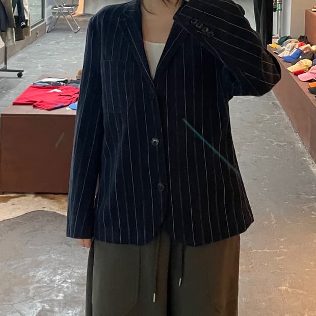 폴로 랄프로렌 스트라이프 블레이저 자켓 H2585