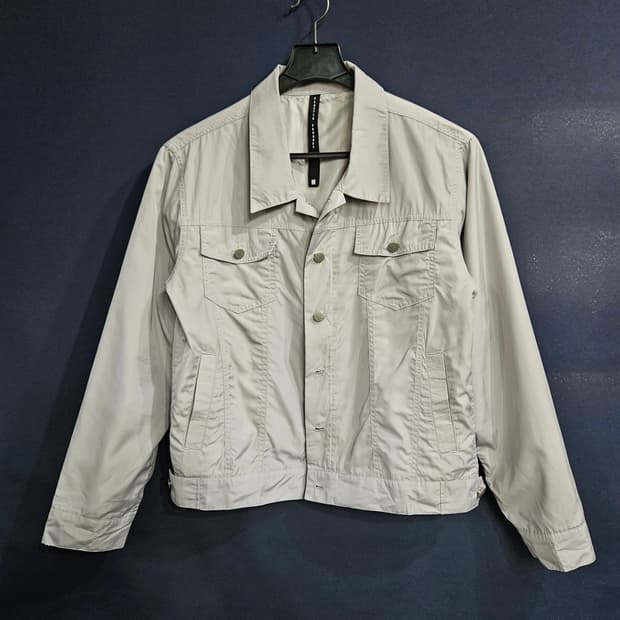 플라스틱 프로덕트 라이트그레이 남성 세미오버핏 95 방풍자켓 