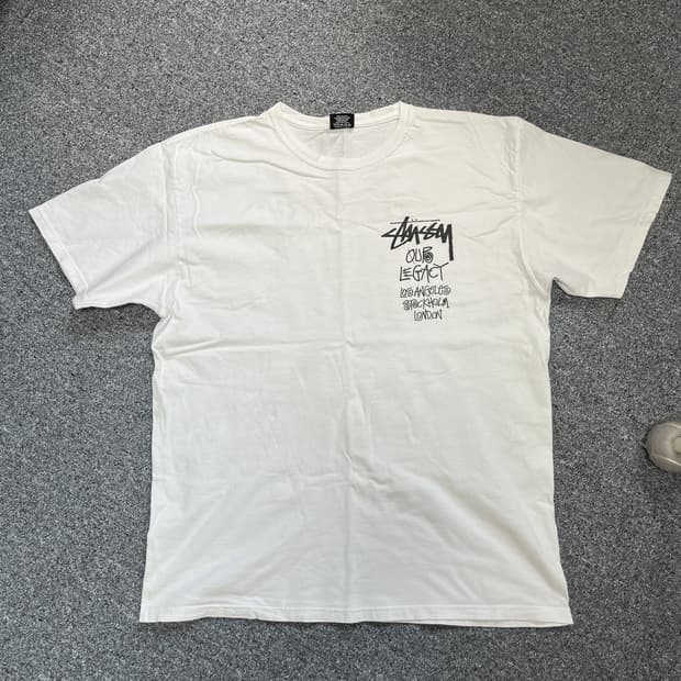 [L]스투시 아워레가시 반팔