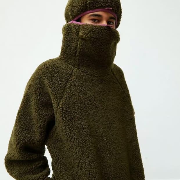 파리아 파르자네 21fw 밀리터리 테디 자켓