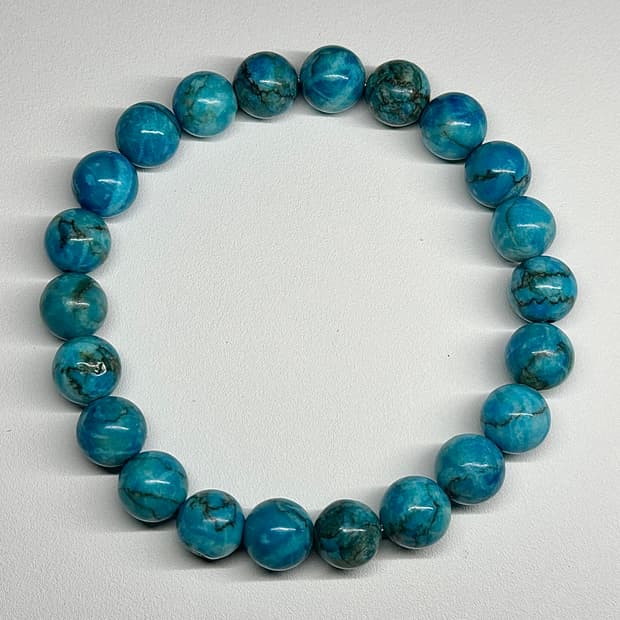 천연석 아프리카 터키석 원석팔찌 (8미리)