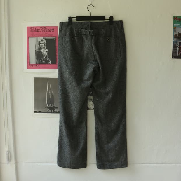 keaton chase 신치백 그레이 울 팬츠