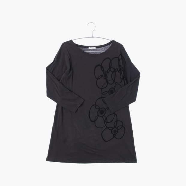 플랜테이션 by 이세이미야케 코튼 긴팔 티셔츠