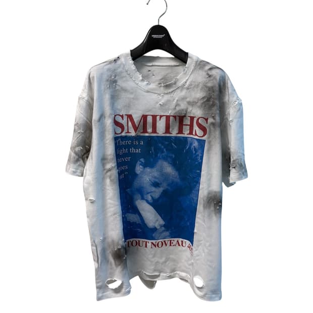 Distressed vintage washeing 반팔티