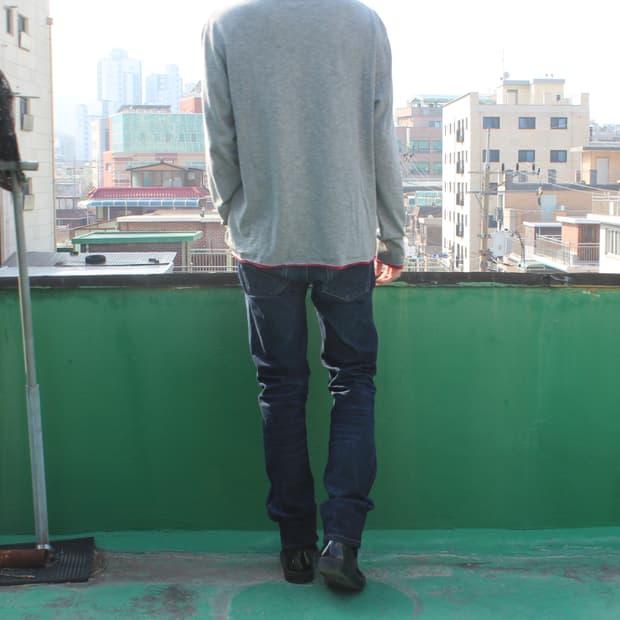 Acne Studios Max STR Raw Denim Pants