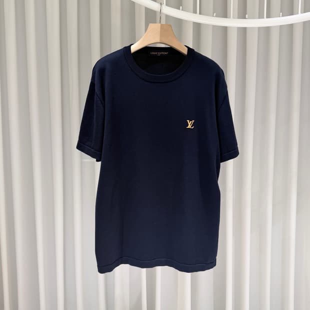 (S급/L) / 26S/S 신상 루이비통 로고 크루넥 위드 시그니처 반팔