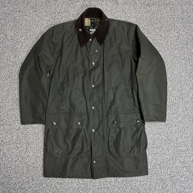 바버 보더 왁스 자켓 세이지 (38)